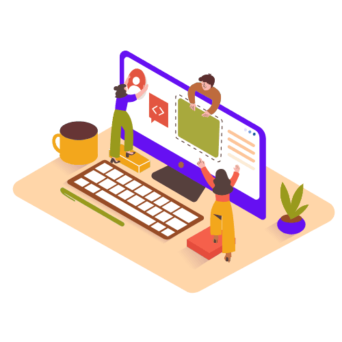 Custom website development in Jaipur — business site screens by TheTriFusion