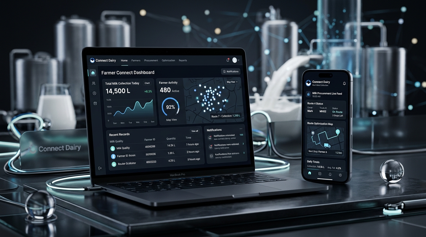 Connect Dairy — Mobile Apps project by TheTriFusion